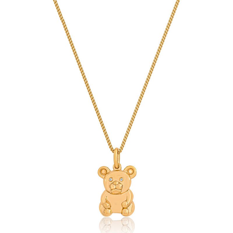 Micro Rimmer Bear Piece (14K YELLOW GOLD) - IF & Co. Custom Jewelers