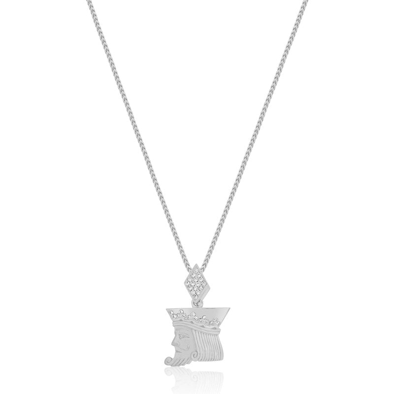 Micro Royal King Piece (14K WHITE GOLD) - IF & Co. Custom Jewelers