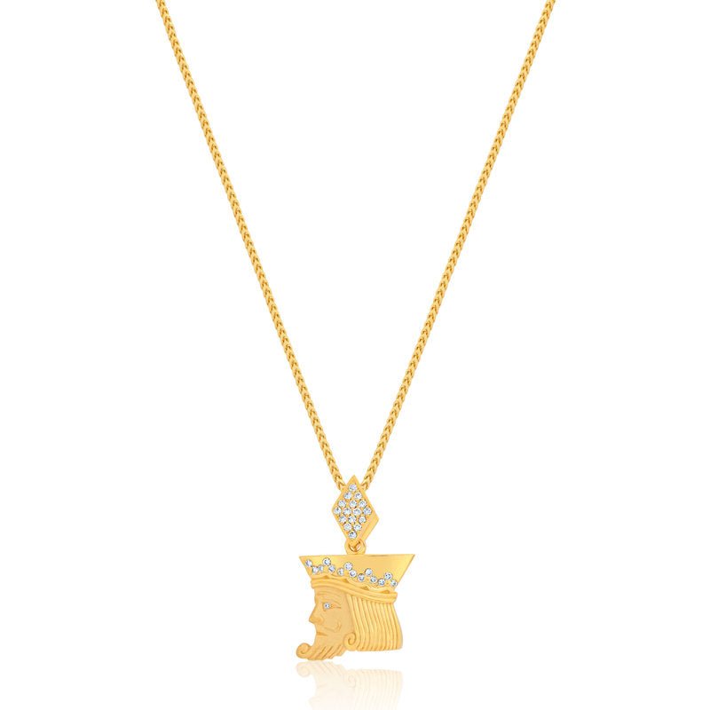Micro Royal King Piece (14K YELLOW GOLD) - IF & Co. Custom Jewelers