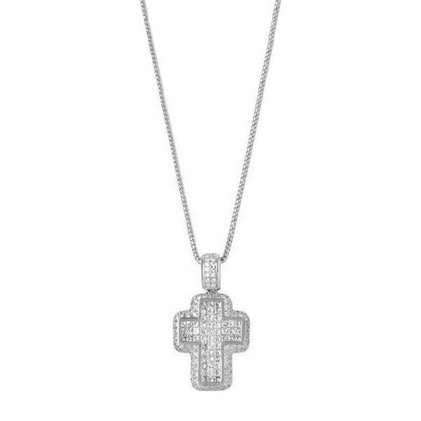 Milli Cory Cross (14K WHITE GOLD) - IF & Co. Custom Jewelers