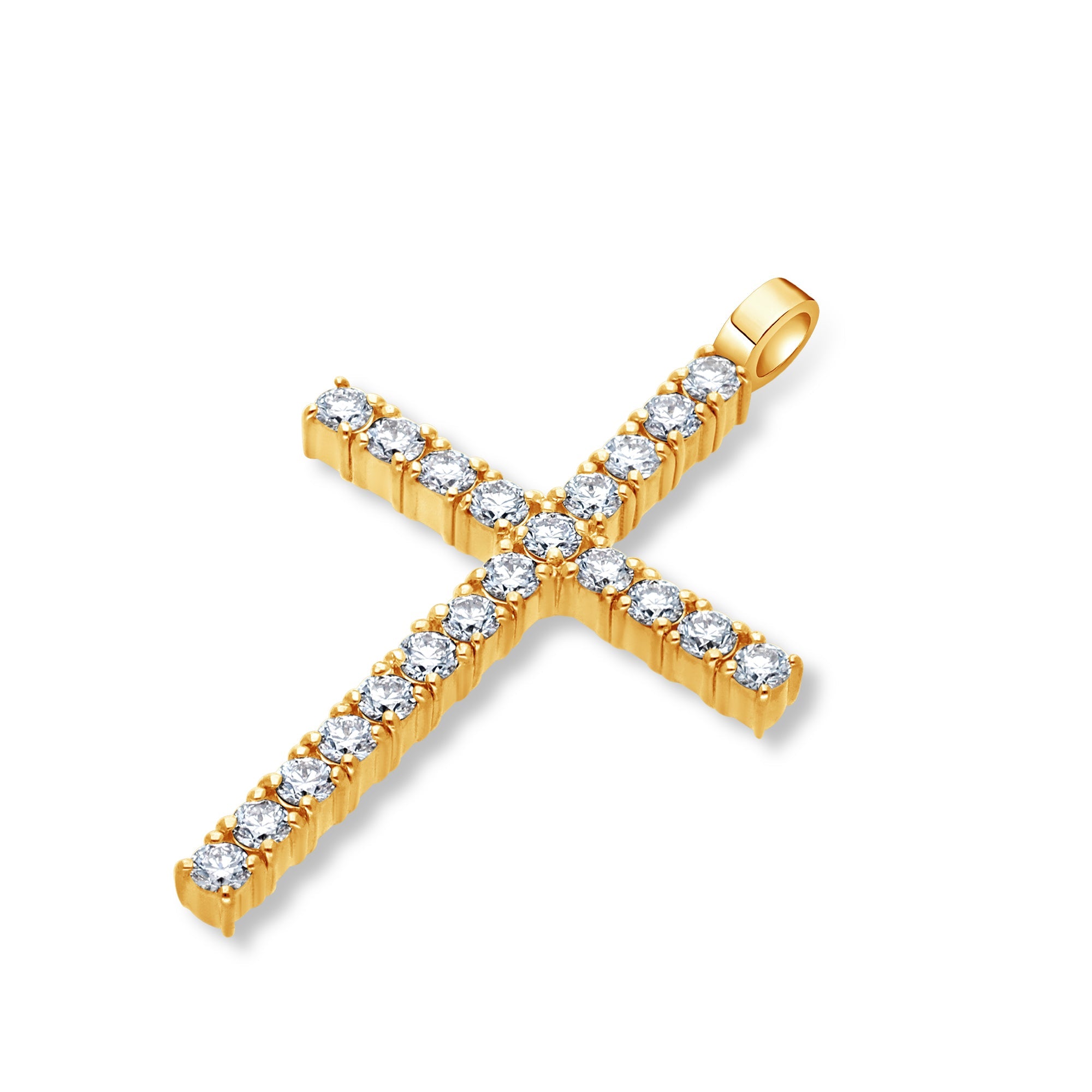 Milli Dami Cross (14K YELLOW GOLD) - IF & Co. Custom Jewelers