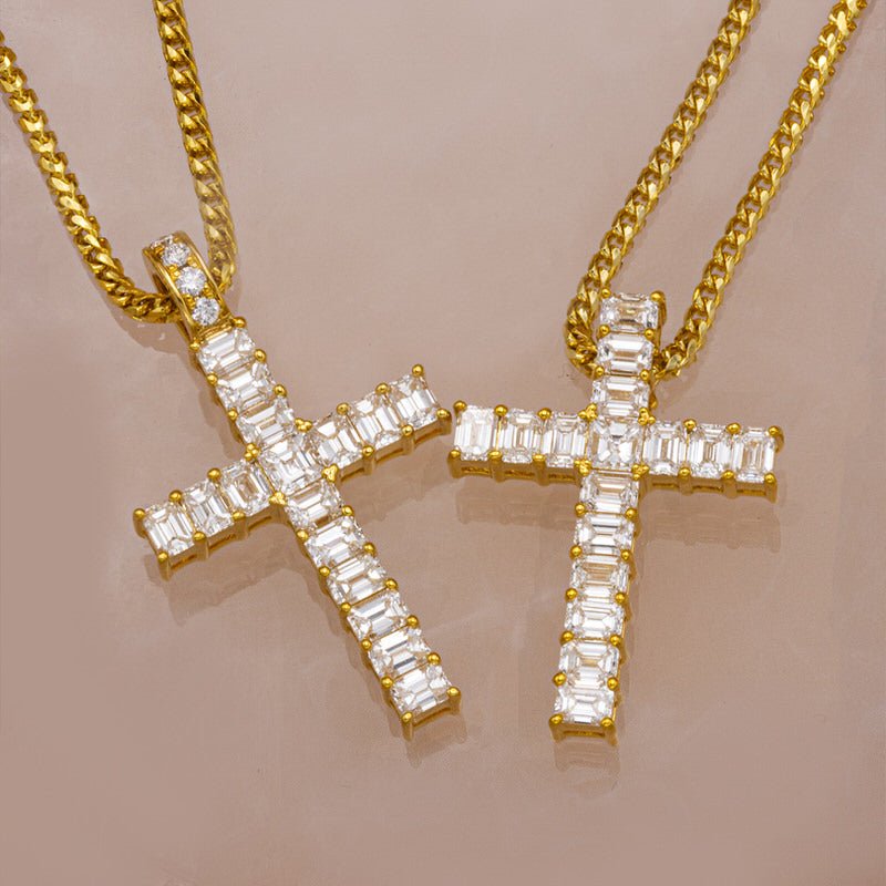 Milli Harper Cross (Hidden Bale) (14K YELLOW GOLD) - IF & Co. Custom Jewelers