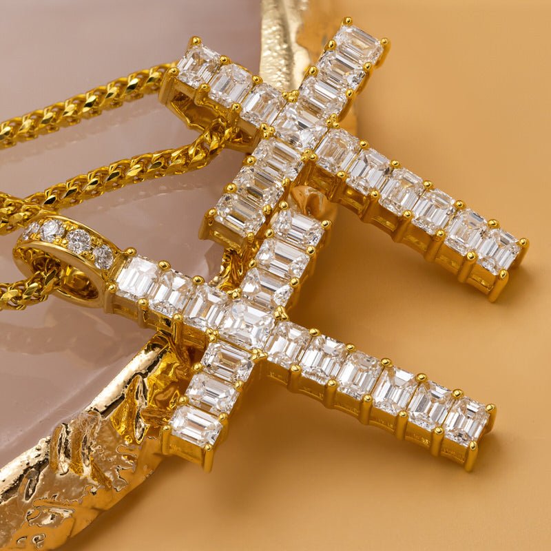 Milli Harper Cross (Hidden Bale) (14K YELLOW GOLD) - IF & Co. Custom Jewelers