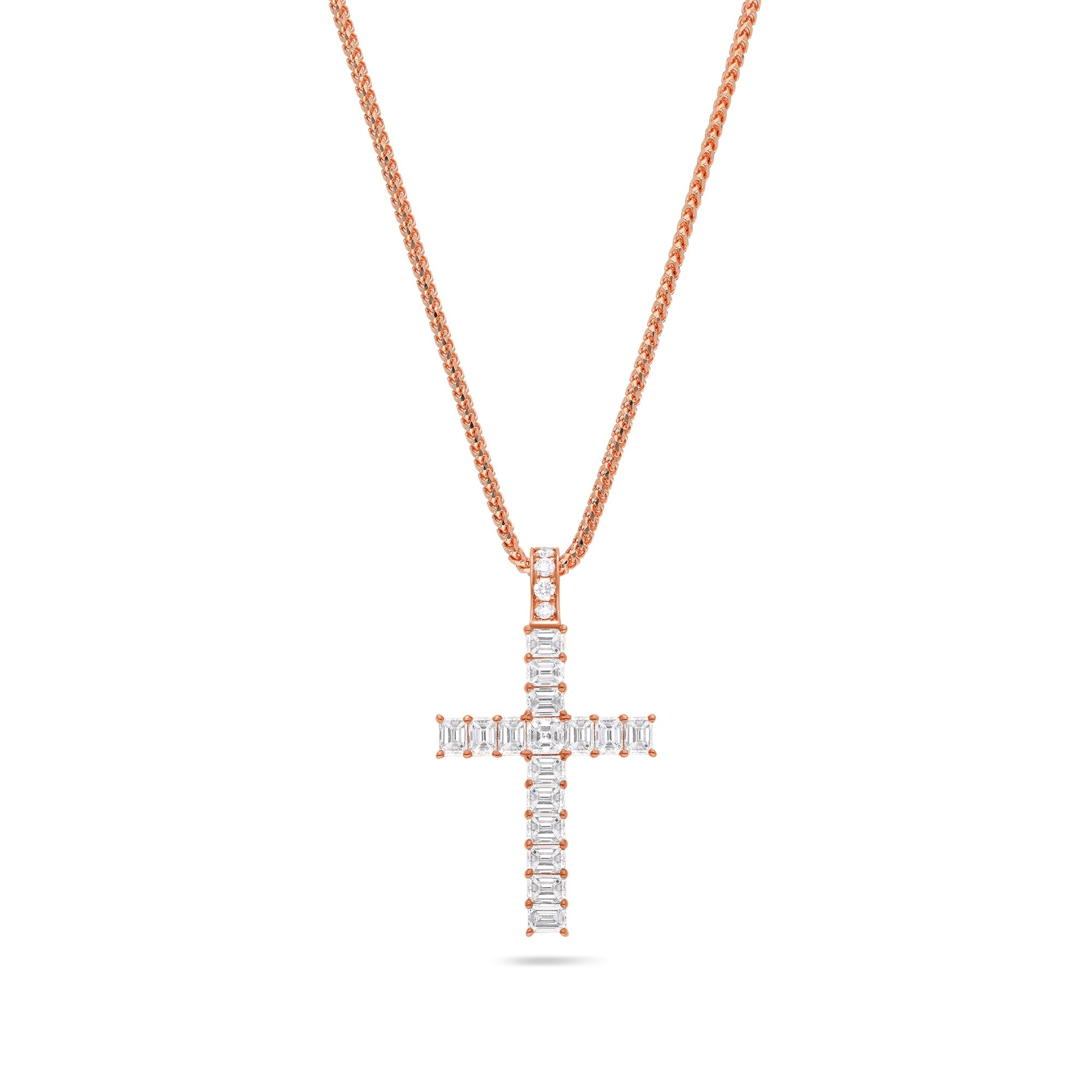 Milli Harper Cross (14K ROSE GOLD) - IF & Co. Custom Jewelers