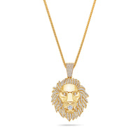 Milli Lion Piece (Fully Iced) (14K YELLOW GOLD) - IF & Co. Custom Jewelers