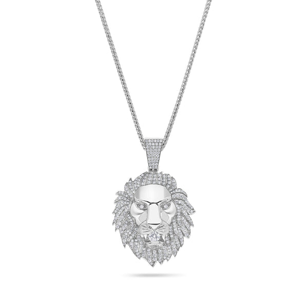 Milli Lion Piece (Fully Iced) (14K YELLOW GOLD) - IF & Co. Custom Jewelers