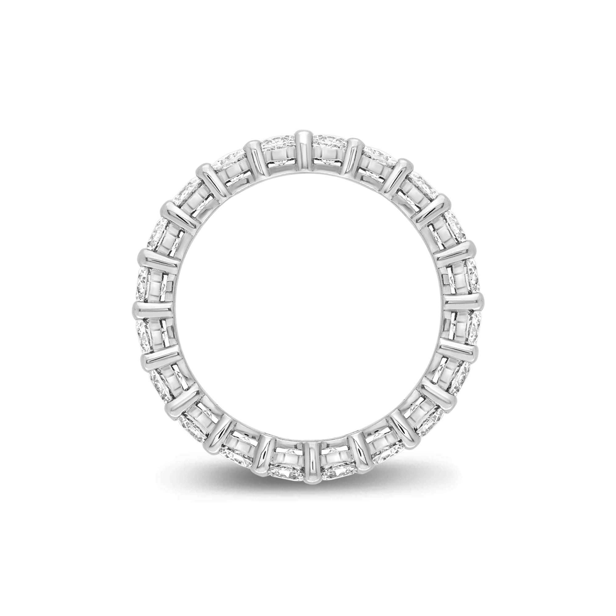 Milli Luna Eternity Ring (18K WHITE GOLD) - IF & Co. Custom Jewelers