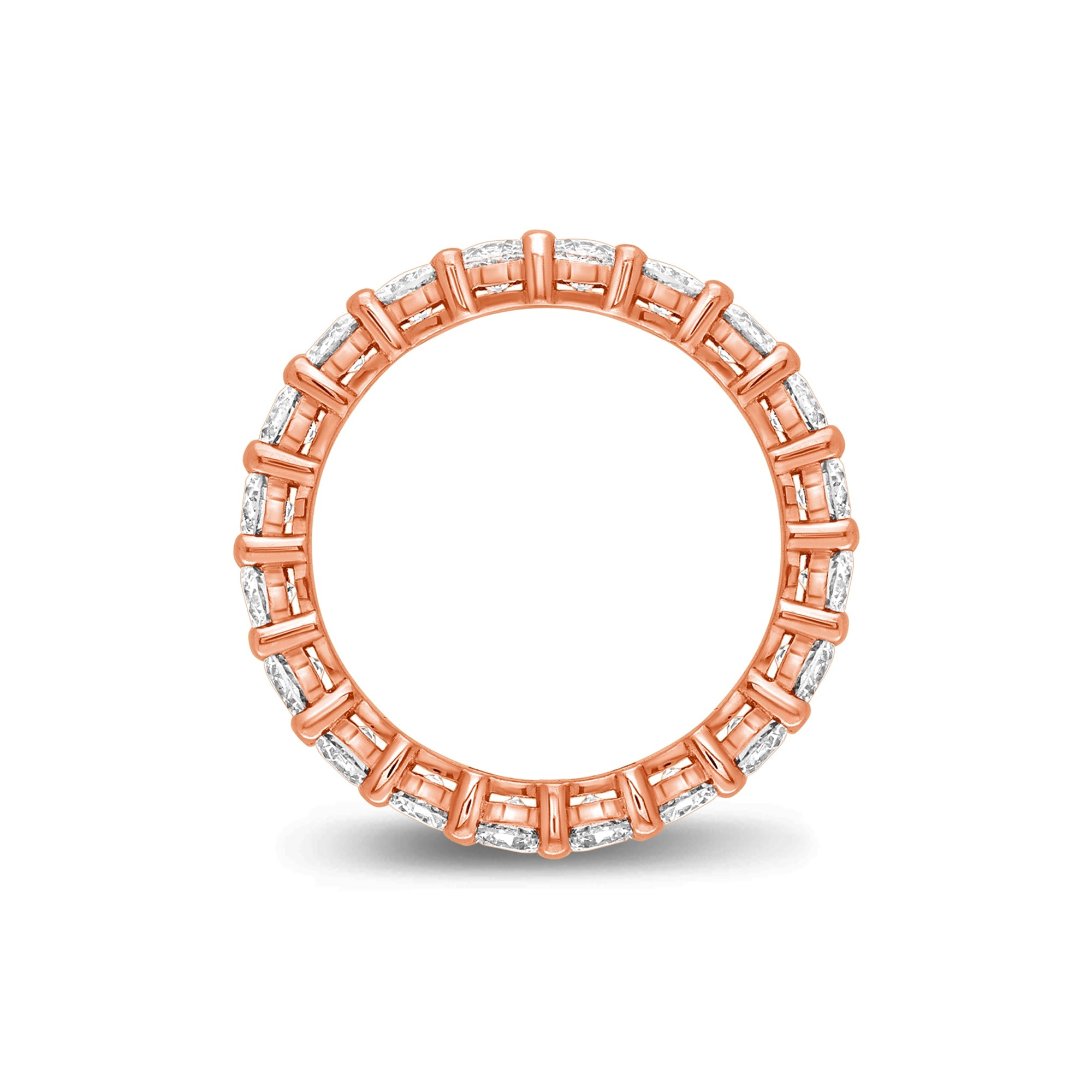 Milli Luna Eternity Ring (18K ROSE GOLD) - IF & Co. Custom Jewelers