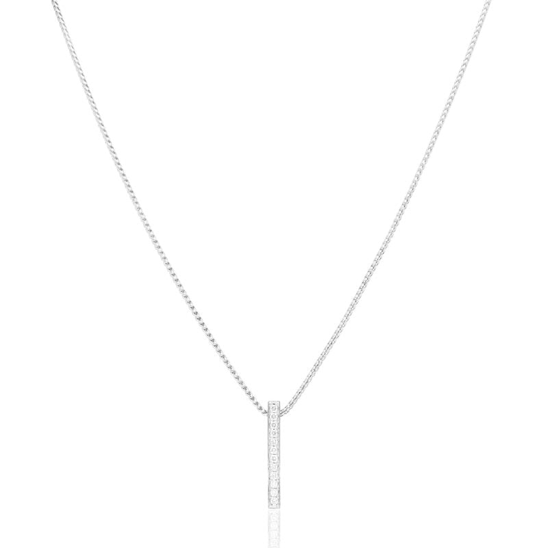 Nano Ava Necklace (14K WHITE GOLD) - IF & Co. Custom Jewelers