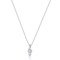 Nano Clef Note Piece (Fully Iced) (14K WHITE GOLD) - IF & Co. Custom Jewelers