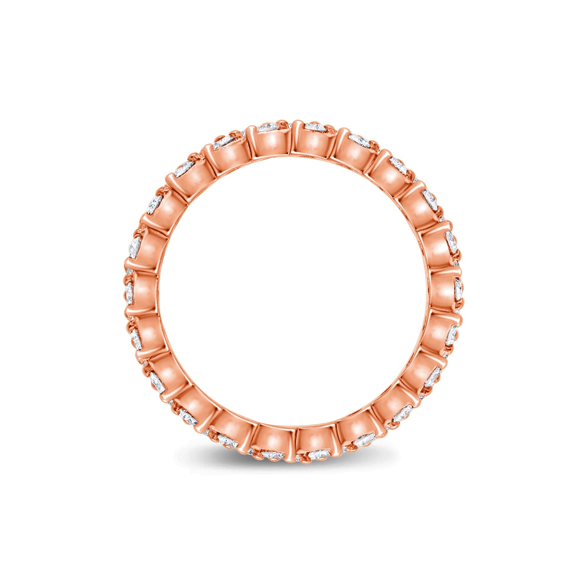 Nano Enzo Eternity Ring (18K ROSE GOLD) - IF & Co. Custom Jewelers