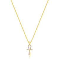 Nano Harvey Ankh (14K YELLOW GOLD) - IF & Co. Custom Jewelers