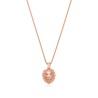 Nano Lion Piece (Diamond Eyes) (14K YELLOW GOLD) - IF & Co. Custom Jewelers
