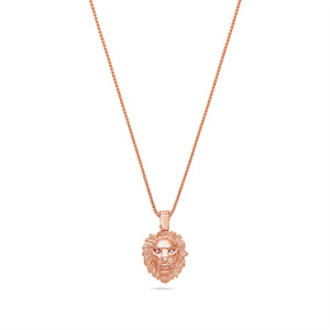 Nano Lion Piece (Diamond Eyes) (14K YELLOW GOLD) - IF & Co. Custom Jewelers