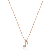 Nano Quaver Note Piece (Fully Iced) (14K ROSE GOLD) - IF & Co. Custom Jewelers
