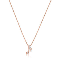 Nano Semi-Quaver Note Piece (Fully Iced) (14K ROSE GOLD) - IF & Co. Custom Jewelers
