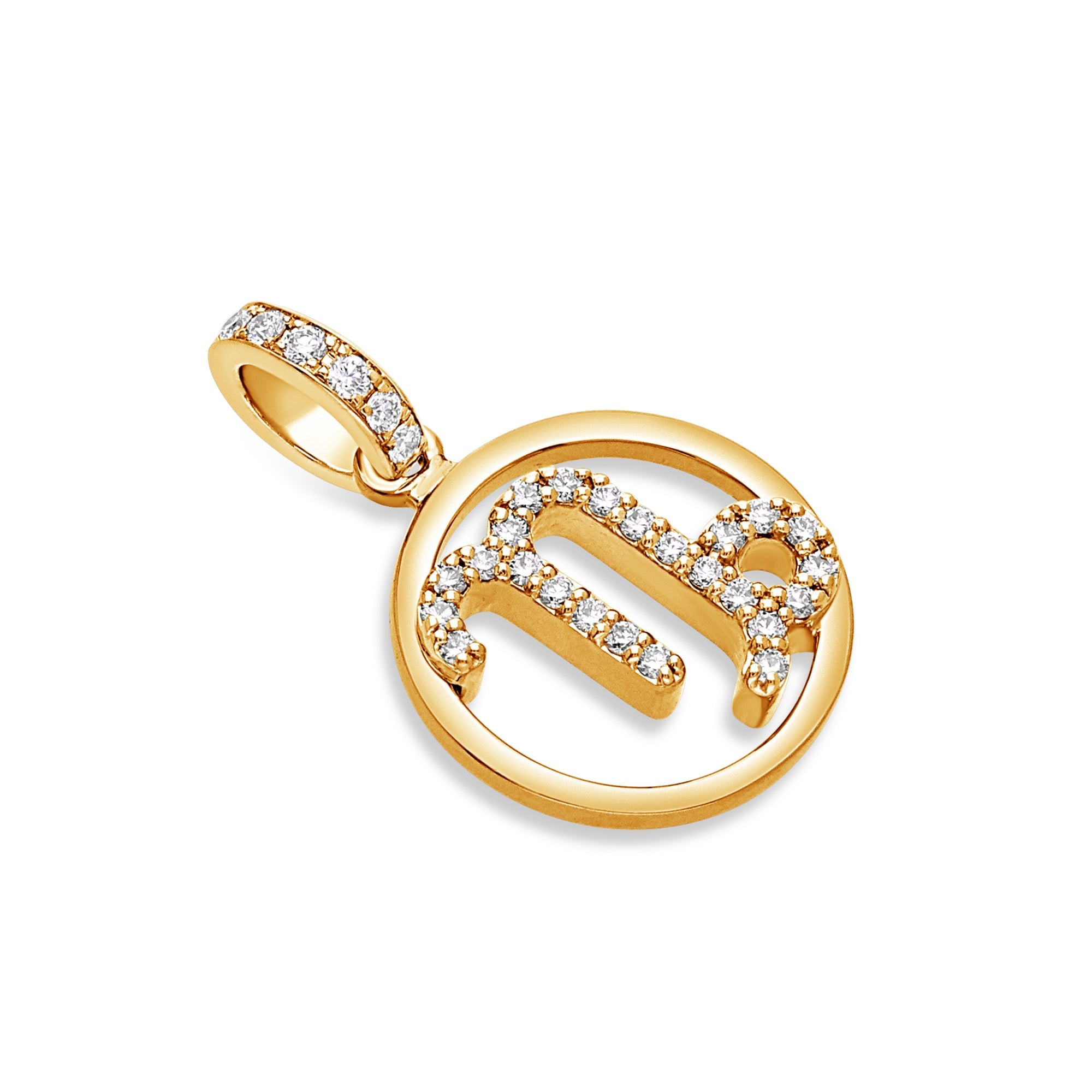 Nano Zodiac Necklace: Capricorn (14K ROSE GOLD) - IF & Co. Custom Jewelers