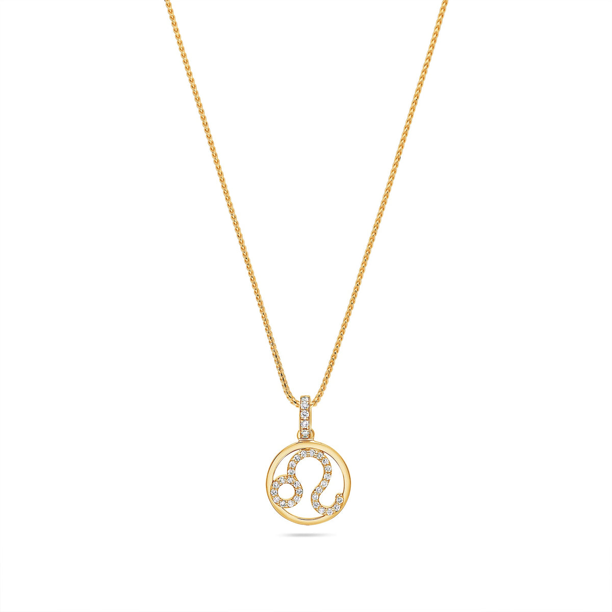 Nano Zodiac Necklace (Leo) Diamond Necklace IF