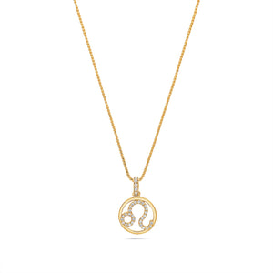 Nano Zodiac Necklace: Leo (14K YELLOW GOLD) - IF & Co. Custom Jewelers