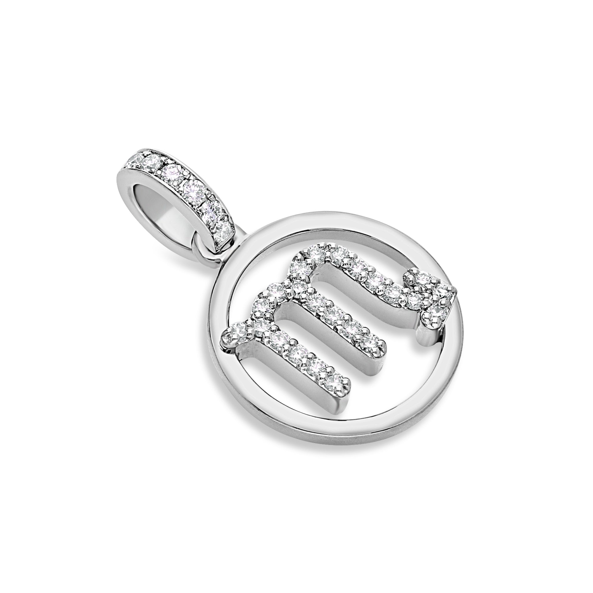 Nano Zodiac Necklace: Scorpio (14K ROSE GOLD) - IF & Co. Custom Jewelers