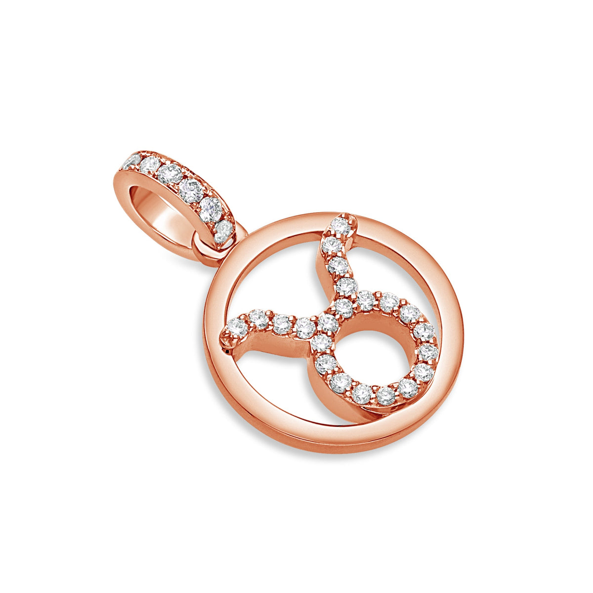 Nano Zodiac Necklace (Taurus) Diamond Necklace IF