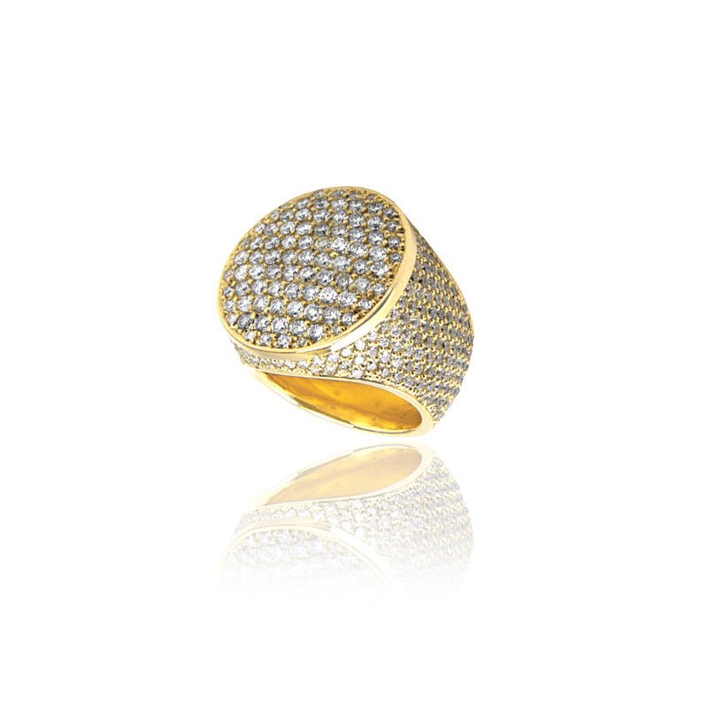 Odis Diamond Ring (Fully Iced) (18K YELLOW GOLD) - IF & Co. Custom Jewelers