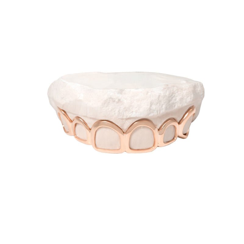 Open Face Gold Grill (14K ROSE GOLD) - IF & Co. Custom Jewelers
