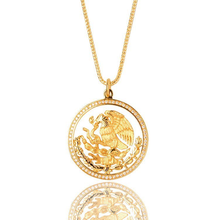 Pendants - Coat of Arms Necklace (Mexico Tribute) - ifandco.com