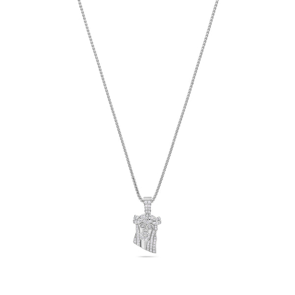 Pico Jesus Piece (Fully Iced) (18K YELLOW GOLD) - IF & Co. Custom Jewelers