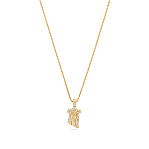 Pico Jesus Piece (Fully Iced) (18K YELLOW GOLD) - IF & Co. Custom Jewelers