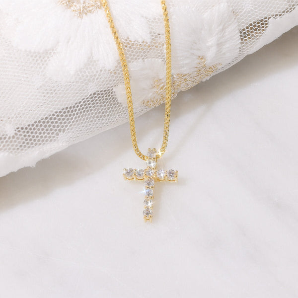 Pico Luna Cross (14K YELLOW GOLD) - IF & Co. Custom Jewelers