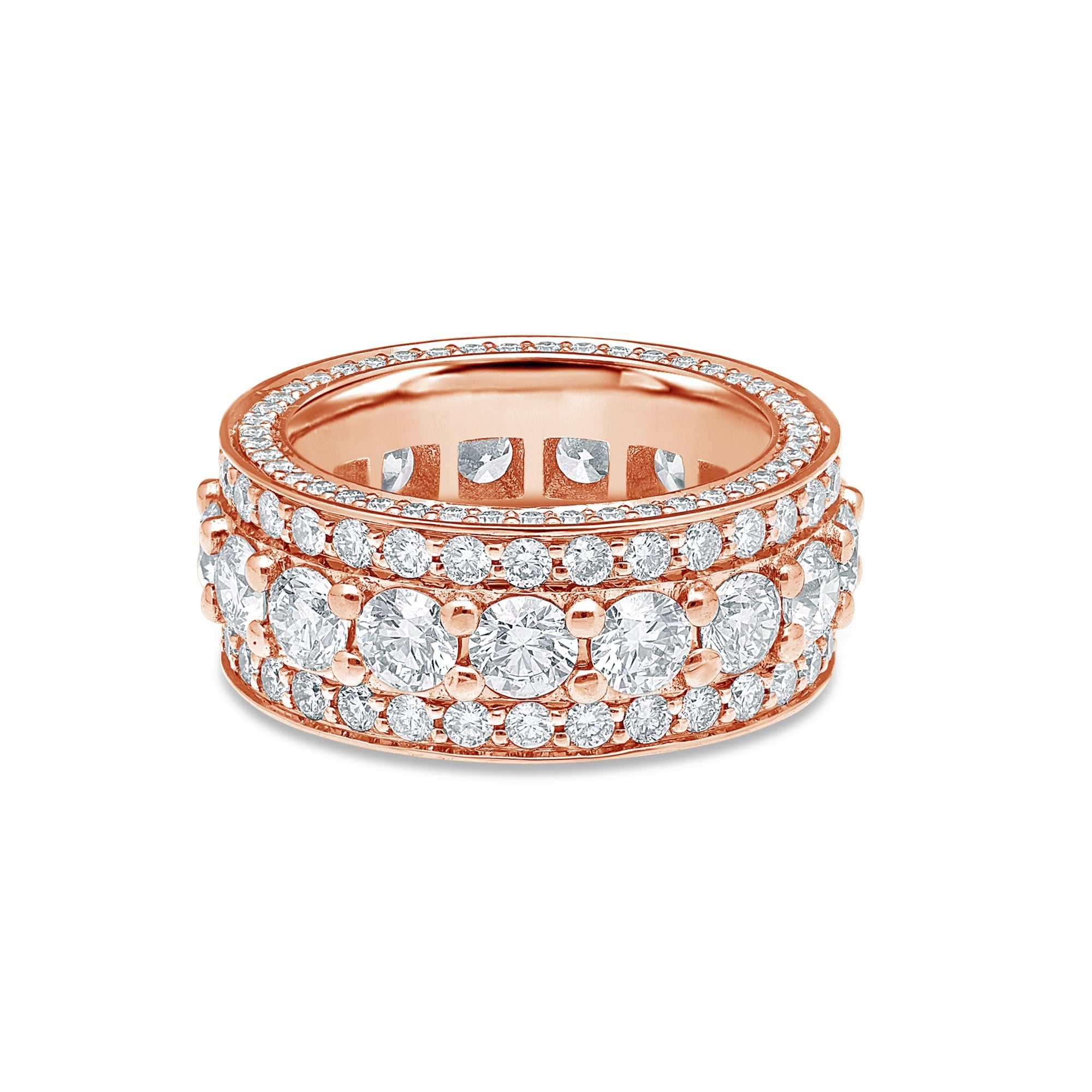 Renzo Eternity Ring (18K ROSE GOLD) - IF & Co. Custom Jewelers