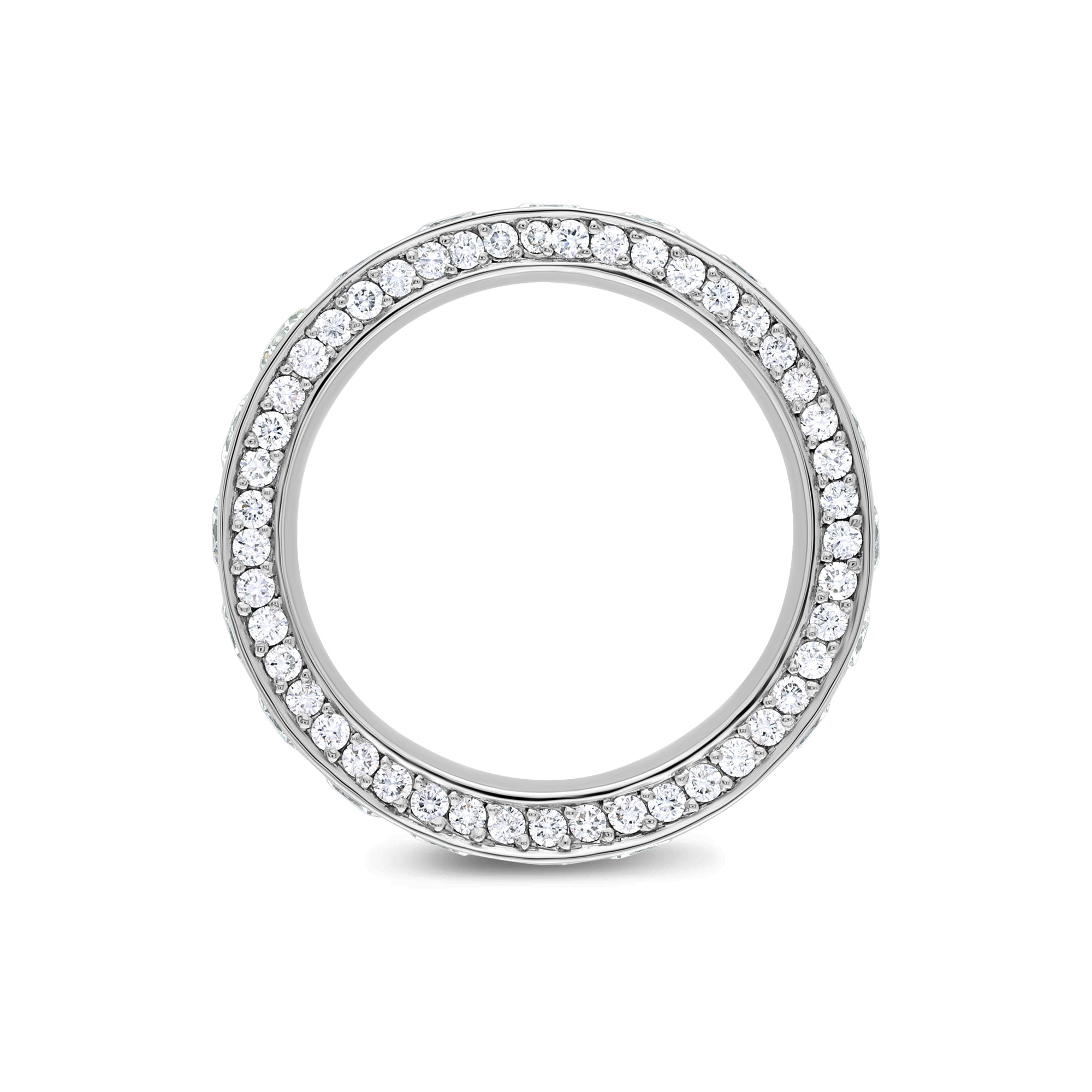 Sky Eternity Ring (18K WHITE GOLD) - IF & Co. Custom Jewelers