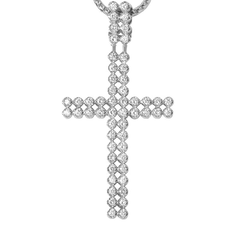 Standard Peri Cross (14K WHITE GOLD) - IF & Co. Custom Jewelers