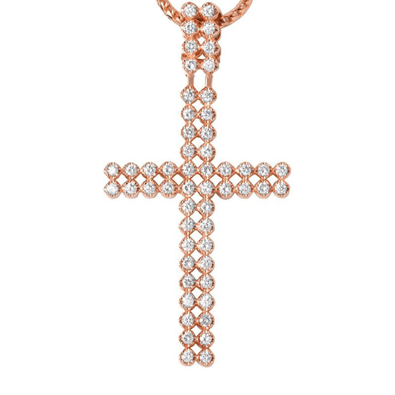Standard Peri Cross (14K ROSE GOLD) - IF & Co. Custom Jewelers