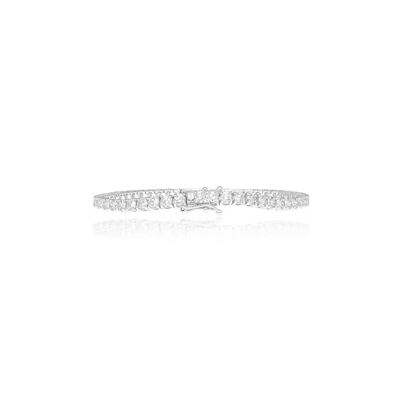 vincent diamond tennis bracelet 10 point if co custom jewelers 824029