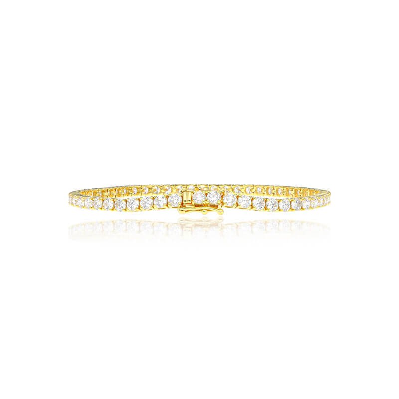 Vincent Diamond Tennis Bracelet (15-Point) (18K ROSE GOLD) - IF & Co. Custom Jewelers