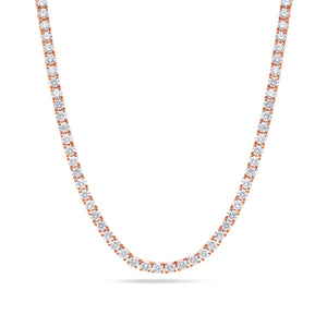 Vincent Diamond Tennis Necklace (13-Point) (18K YELLOW GOLD) - IF & Co. Custom Jewelers
