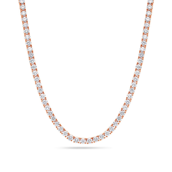 Vincent Diamond Tennis Necklace (13-Point) (18K YELLOW GOLD) - IF & Co. Custom Jewelers