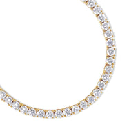 Vincent Diamond Tennis Necklace (15-Point) (18K YELLOW GOLD) - IF & Co. Custom Jewelers