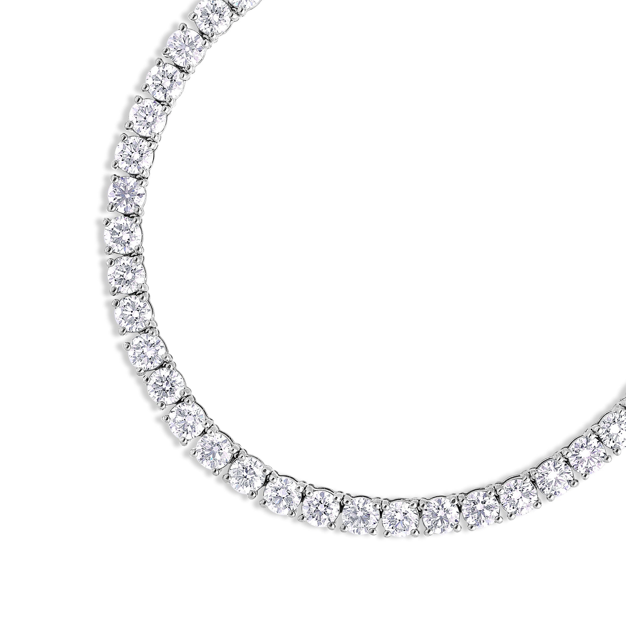 Vincent Diamond Tennis Necklace (18-Point) (18K YELLOW GOLD) - IF & Co. Custom Jewelers