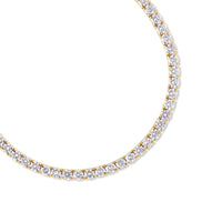 Vincent Diamond Tennis Necklace (8-Point) (18K YELLOW GOLD) - IF & Co. Custom Jewelers