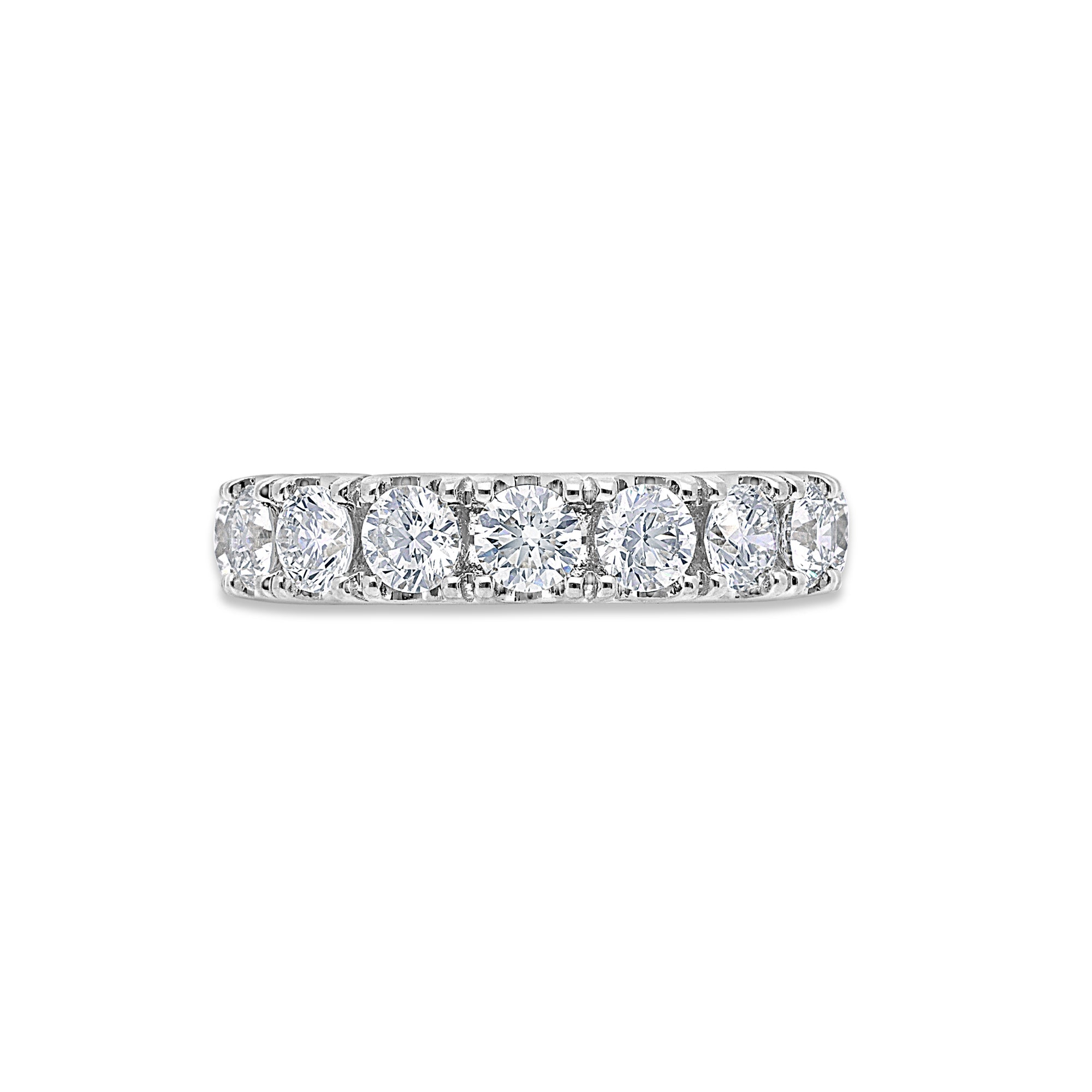Yves Eternity Ring (18K WHITE GOLD) - IF & Co. Custom Jewelers