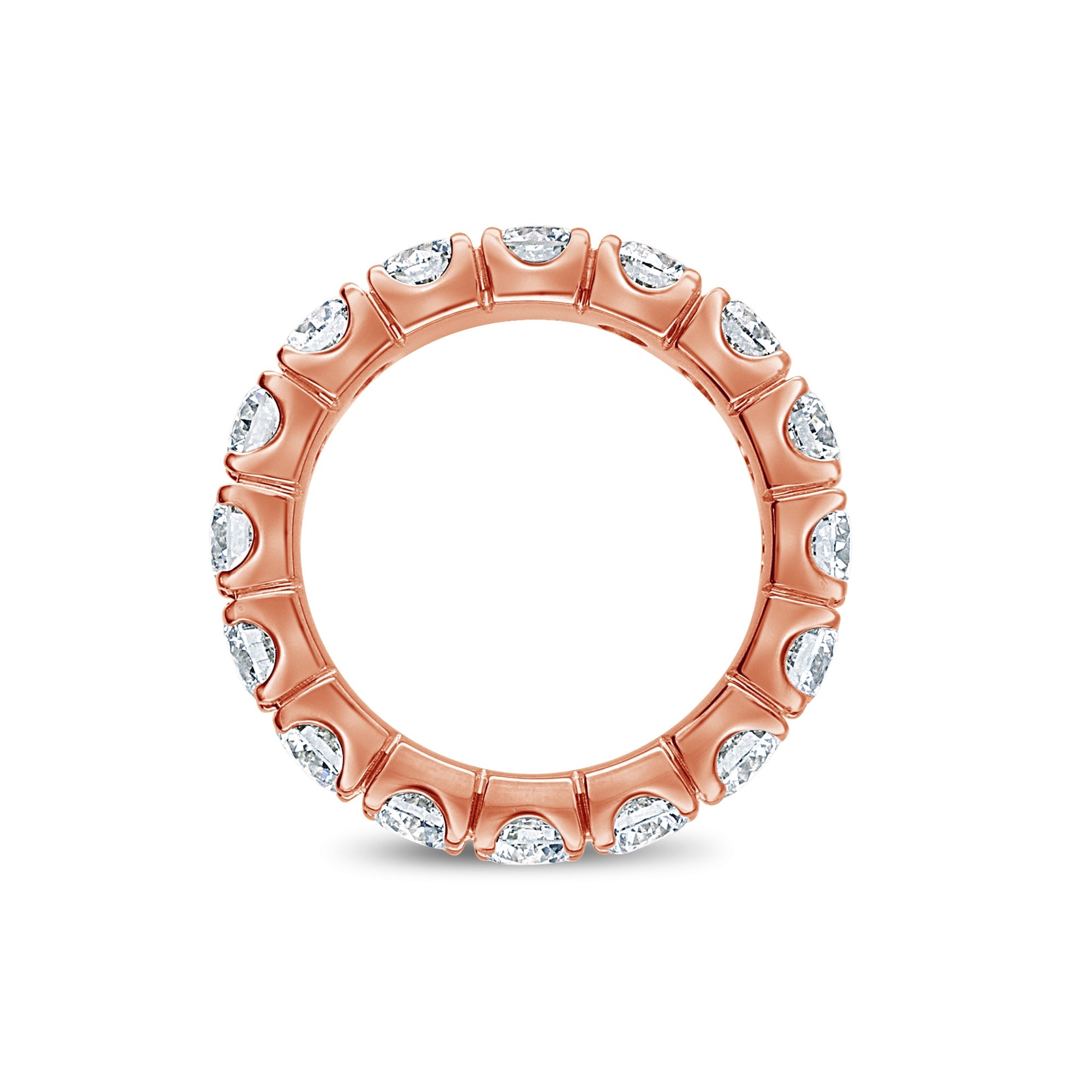 Yves Eternity Ring (18K ROSE GOLD) - IF & Co. Custom Jewelers