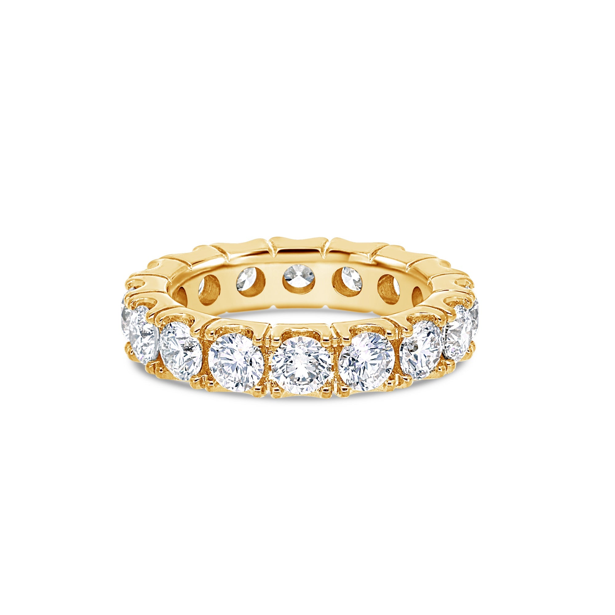 Yves Eternity Ring (18K YELLOW GOLD) - IF & Co. Custom Jewelers